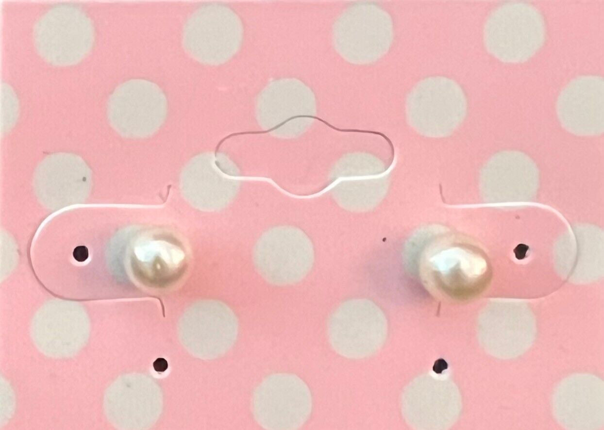 Vintage Earrings Faux Pearl Posts