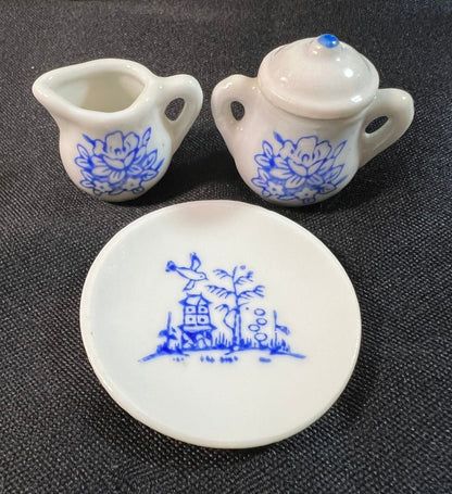 Vintage Kid/Doll Dishes 3 pcs Japan
