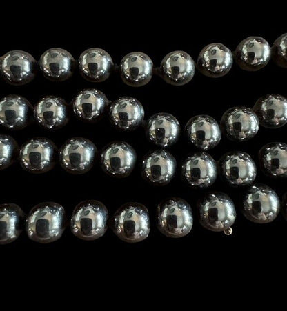 Vintage Genuine Hematite Strand Necklace